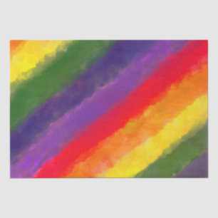 Papier Mousseline Aquarelle Rainbow personnalisée