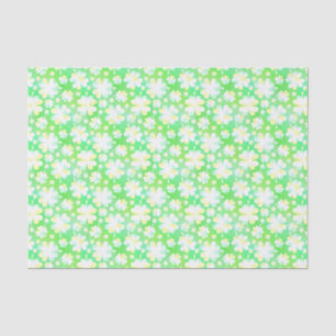 Papier Mousseline Aquarelle rétro Shamrock de la Saint Patrick
