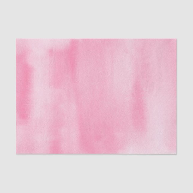 Papier Mousseline Aquarelle rose (Recto)