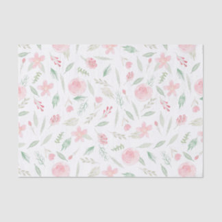 Papier Mousseline Aquarelle rose pâle