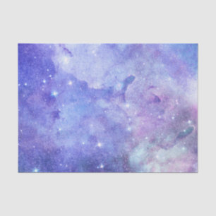 Papier Mousseline Aquarelle Starry Sky Space Lover Galaxy Stars