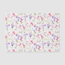 Aquarelle Sweet Peas joliment fleuri