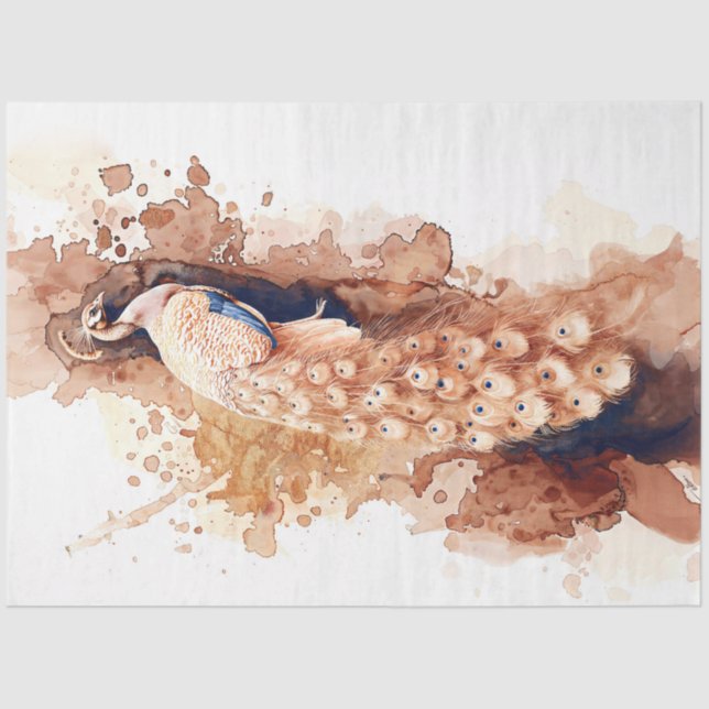 Papier Mousseline Aquarelle vintage (Recto)