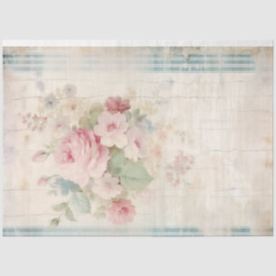 Papier Mousseline Aquarelle Whimsical blush anglais chic rose