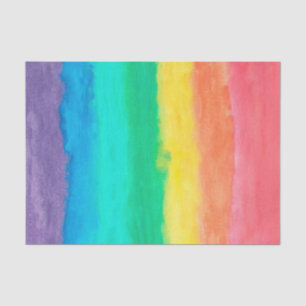 Papier Mousseline Aquarelles colorées Brush Strokes