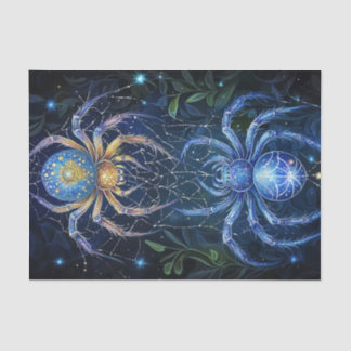 Papier Mousseline Araignées