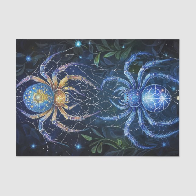 Papier Mousseline Araignées (Recto)