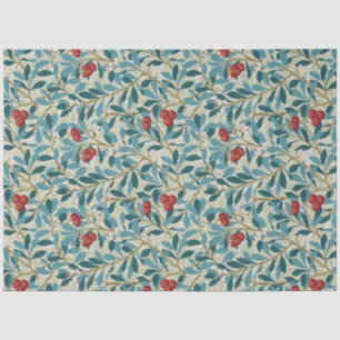 Papier Mousseline Arbre à fruits rouges, William Morris