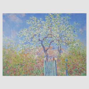 Papier Mousseline Arbre à poires en fleurs - Claude Monet