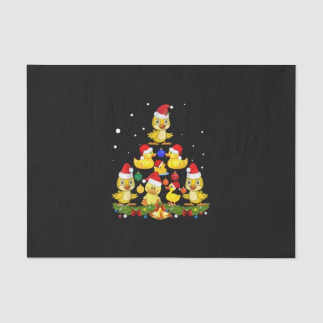 Papier Mousseline Arbre de Noël (Recto)