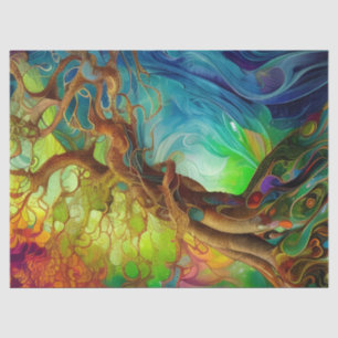 Papier Mousseline Arbre de vie