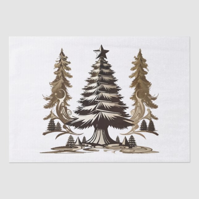 Papier Mousseline Arbre Magique (Recto)