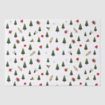 Arbres et vaches de Noël