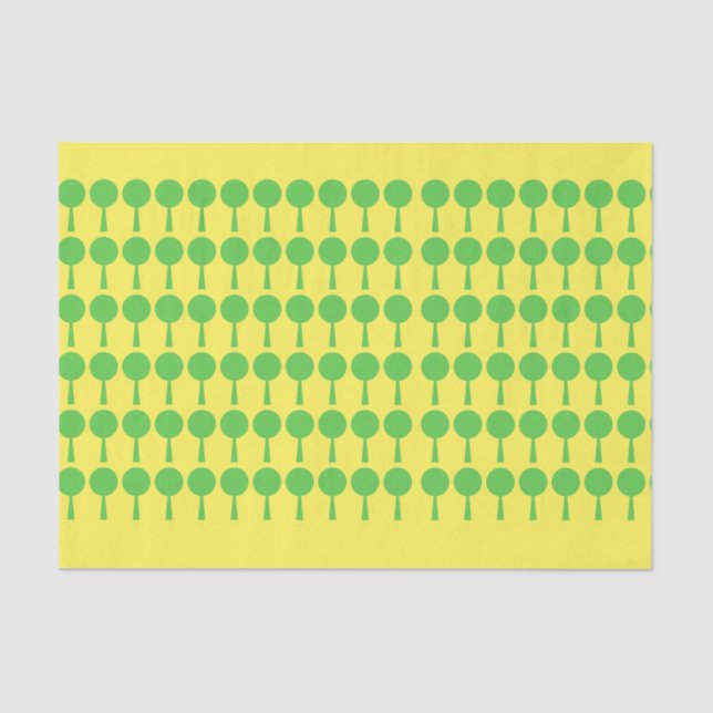 Papier Mousseline Arbres jours des terres (Recto)