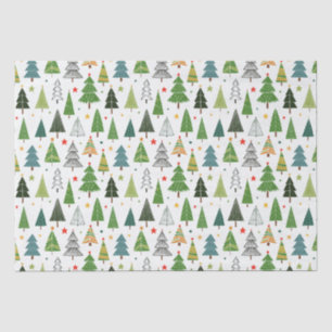 Papier Mousseline Arbres rétro