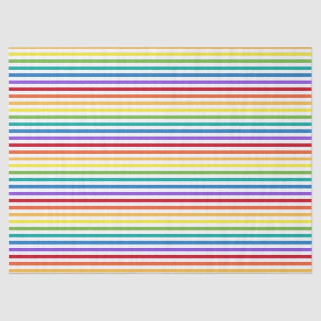 Papier Mousseline Arc-en-ciel (Recto)