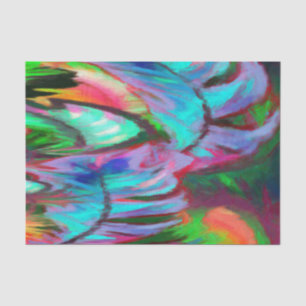 Papier Mousseline Arc-en-ciel Abstrait