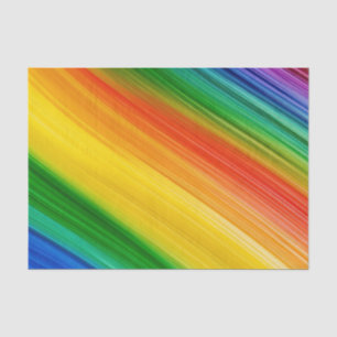 Papier Mousseline Arc-en-ciel vibrant de couleurs