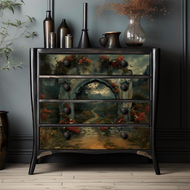 Papier Mousseline Arc gothique du château de Dracula (Créateur téléchargé)