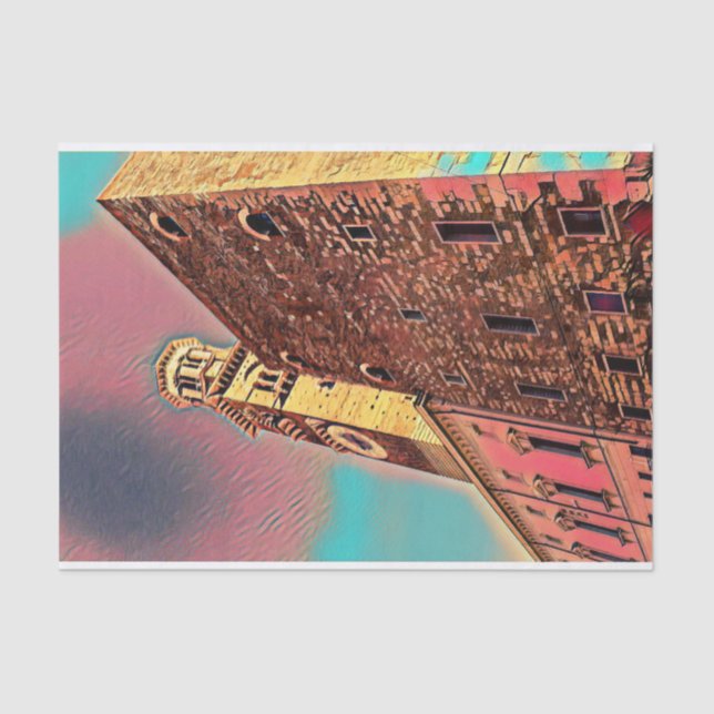 Papier Mousseline Architecture en Italie (Recto)