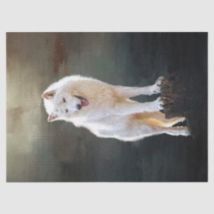 Papier Mousseline Arctic wolf