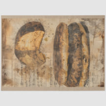 Arepa Pain Ephemera Collage Art