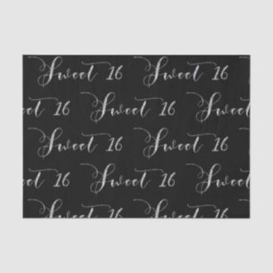 Papier Mousseline Argent Douce 16 Seize TOUTE COULEUR Fête d'anniver