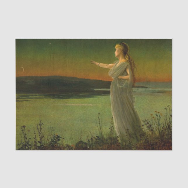 Papier Mousseline Ariane à Naxos John Atkinson Grimshaw (Recto)