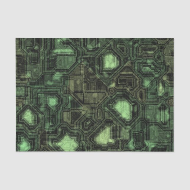 Papier Mousseline Arrière - plan de circuit d'ordinateur (Recto)