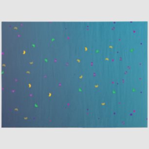 Papier Mousseline Arrière - plan de points magenta Turquoises géomét