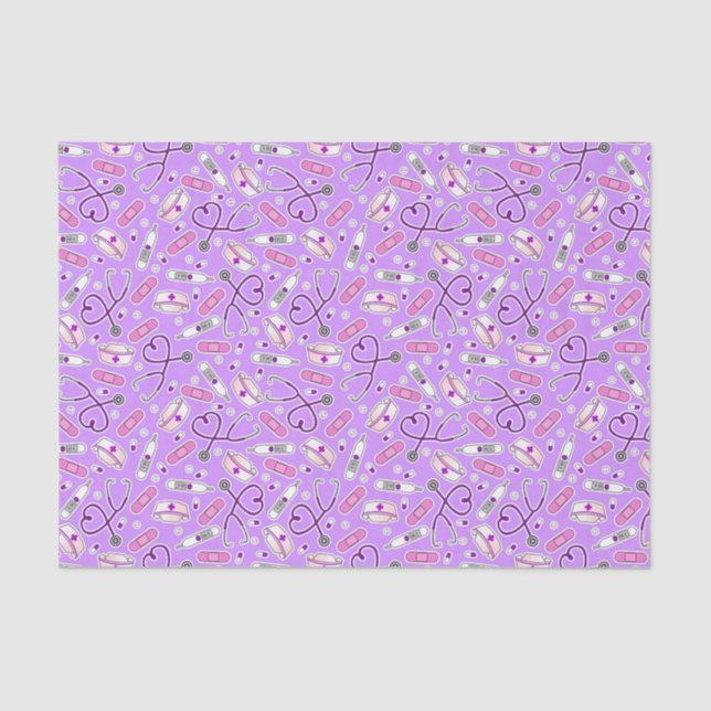 Papier Mousseline Arrière - plan de pourpre d'impression d'amour (Recto)
