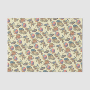 Papier Mousseline Arrière - plan des icônes de jouets