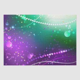 Papier Mousseline Arrière - plan mardi Gras Festive violet