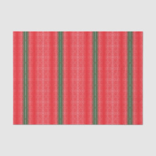 Papier Mousseline arrière - plan rayé rouge et vert