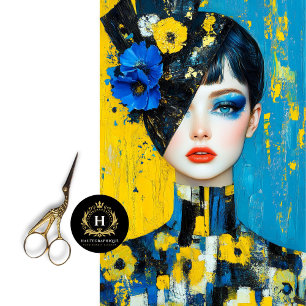 Papier Mousseline Art anti-guerre Ukraine Paix et unité Découpage