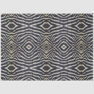 Papier Mousseline Art de découpage de Motif Vintage africain Zebra