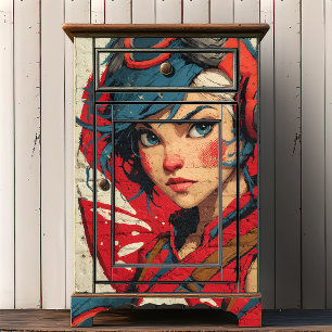 Papier Mousseline Art de rue d'anime urbain Graffiti Brique Recycl