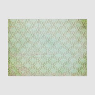 Papier Mousseline Art Déco Vert