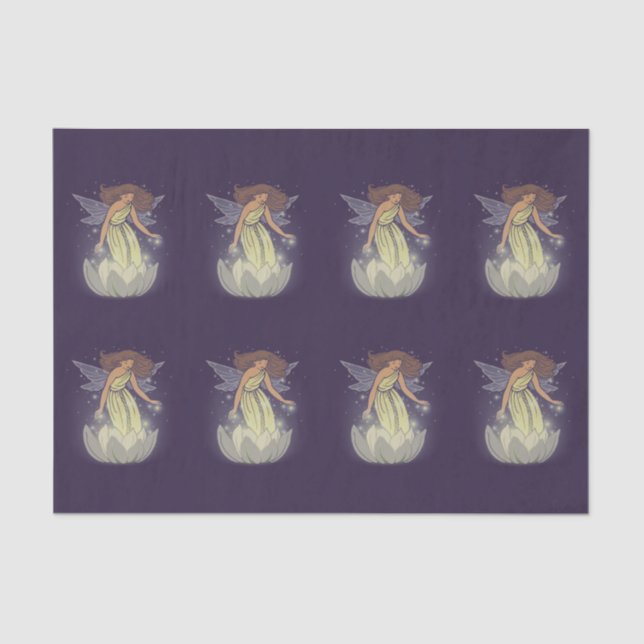 Papier Mousseline Art féerique magique d'imaginaire de lueur de (Recto)