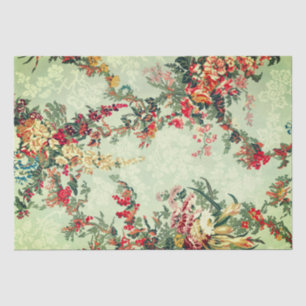 Papier Mousseline Art floral industriel du XIXe siècle