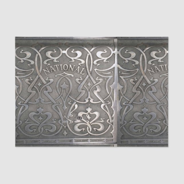 Papier Mousseline Art nouveau, style jongleur, Norvège, alesund, ori (Recto)