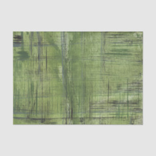 Papier Mousseline Art vert noir