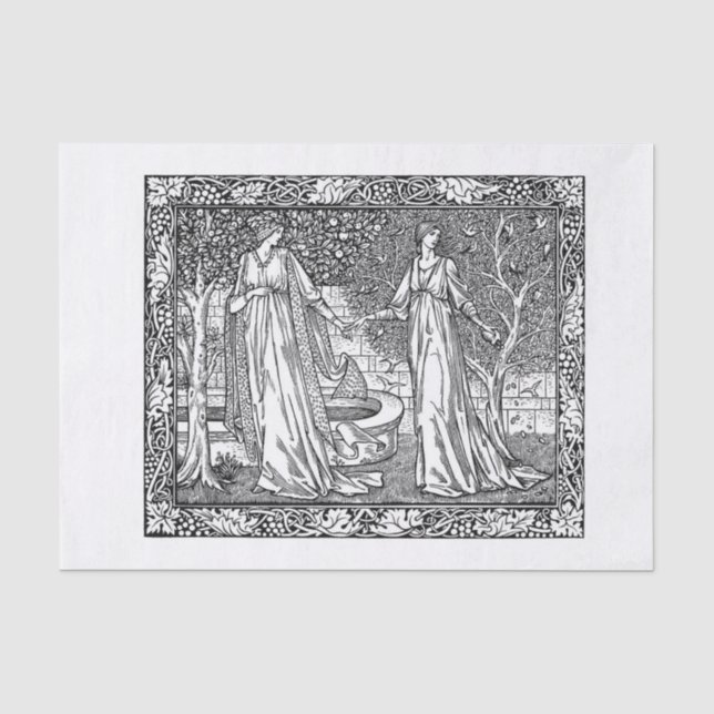 Papier Mousseline Art Vintage (Recto)