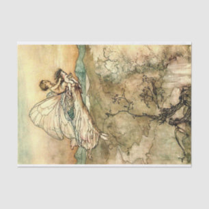 Papier Mousseline Arthur Rackham Illustration Midsummer Nights Dream