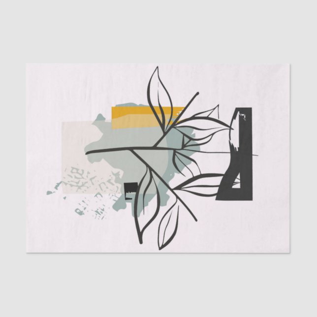 Papier Mousseline artisanat de découpage (Recto)