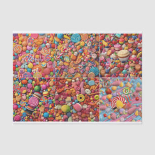 Papier Mousseline Artiste Artiste Artiste Artiste Colorful 6 Candy T