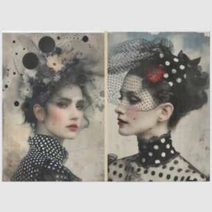 Papier Mousseline Artistes Mélange Média Noir Blanc Ivoire Grands Vi