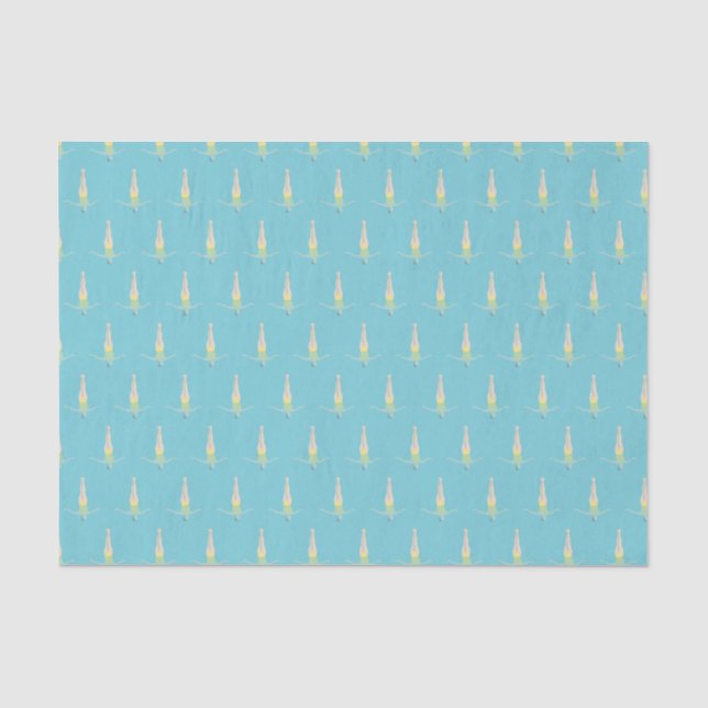 Papier Mousseline Artistic Swimming (Recto)