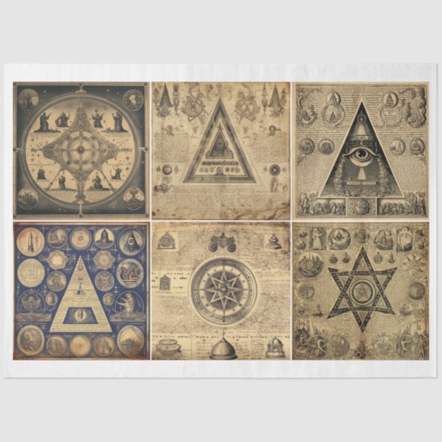 Papier Mousseline Artists and Crafters Mystic Occult Witchy  (Recto)