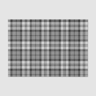 Papier Mousseline Ash Grey Blackwatch Campbell Tartan Plaid